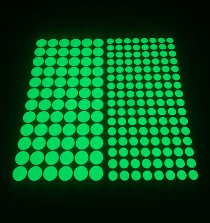 Glow in the Dark Wall Stickers | Luminous Dots Decals for Kids Room