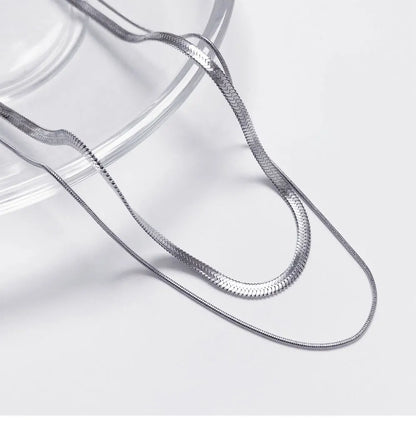 Blade Chain Necklace | Unisex Punk Stainless Steel Jewelry