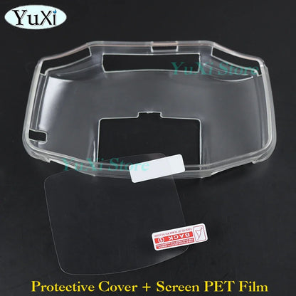 Clear TPU Shell Case for Gameboy Advance | Protective Cover with Screen Films