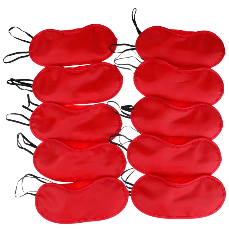 Silk Sleep Eye Mask Set | Light Blocking Padded Blindfold for Travel and Home