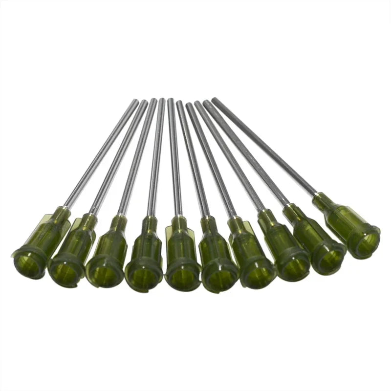 10Pcs Liquid Dispenser Syringe Blunt Needle Tips | Stainless Steel Glue Dispensing