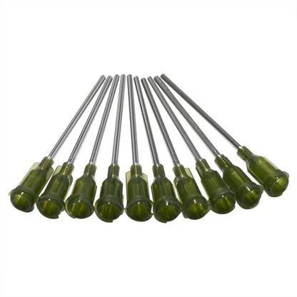 10Pcs Liquid Dispenser Syringe Blunt Needle Tips | Stainless Steel Glue Dispensing