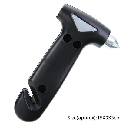 Mini Emergency Car Hammer | Safety Escape Tool with Seatbelt Cutter and Window Breaker