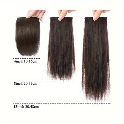 Synthetic Seamless Hair Pads Clip In | Increase Volume Top Hairpiece