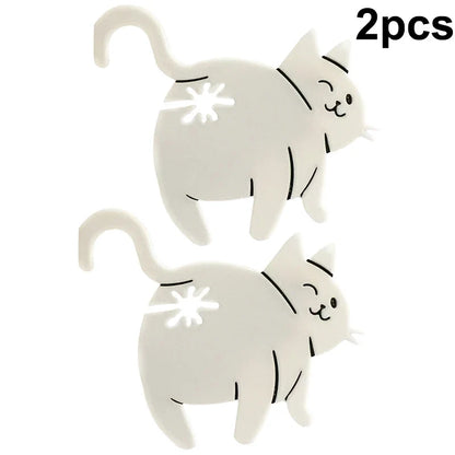 2pcs 3D Cat Butt Bread Bag Clip | Novelty Kitchen Gadget for Sealing Snack Bags