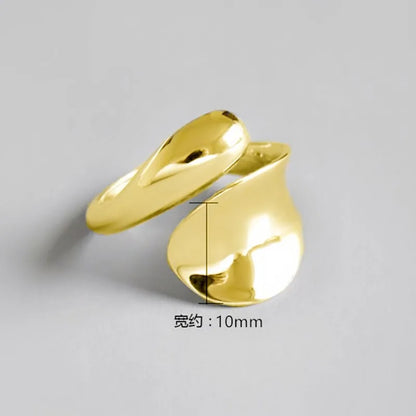 925 Sterling Silver Geometry Adjustable Rings for Women | Engagement Luxury Jewelry Gift