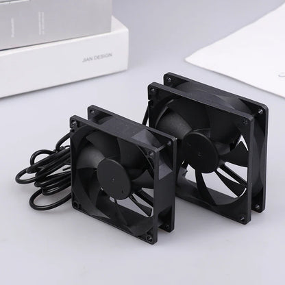 USB Brushless Cooling Fan | 5V Quiet Computer Router Cooler for Electronics