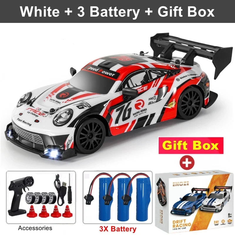 4WD RC Drift Car Remote Control GTRPRO AE86PRO Model 4x4 Racing RTR Radio Truck Vehicle Toy Gift for Boy Girl Children Kid Adult