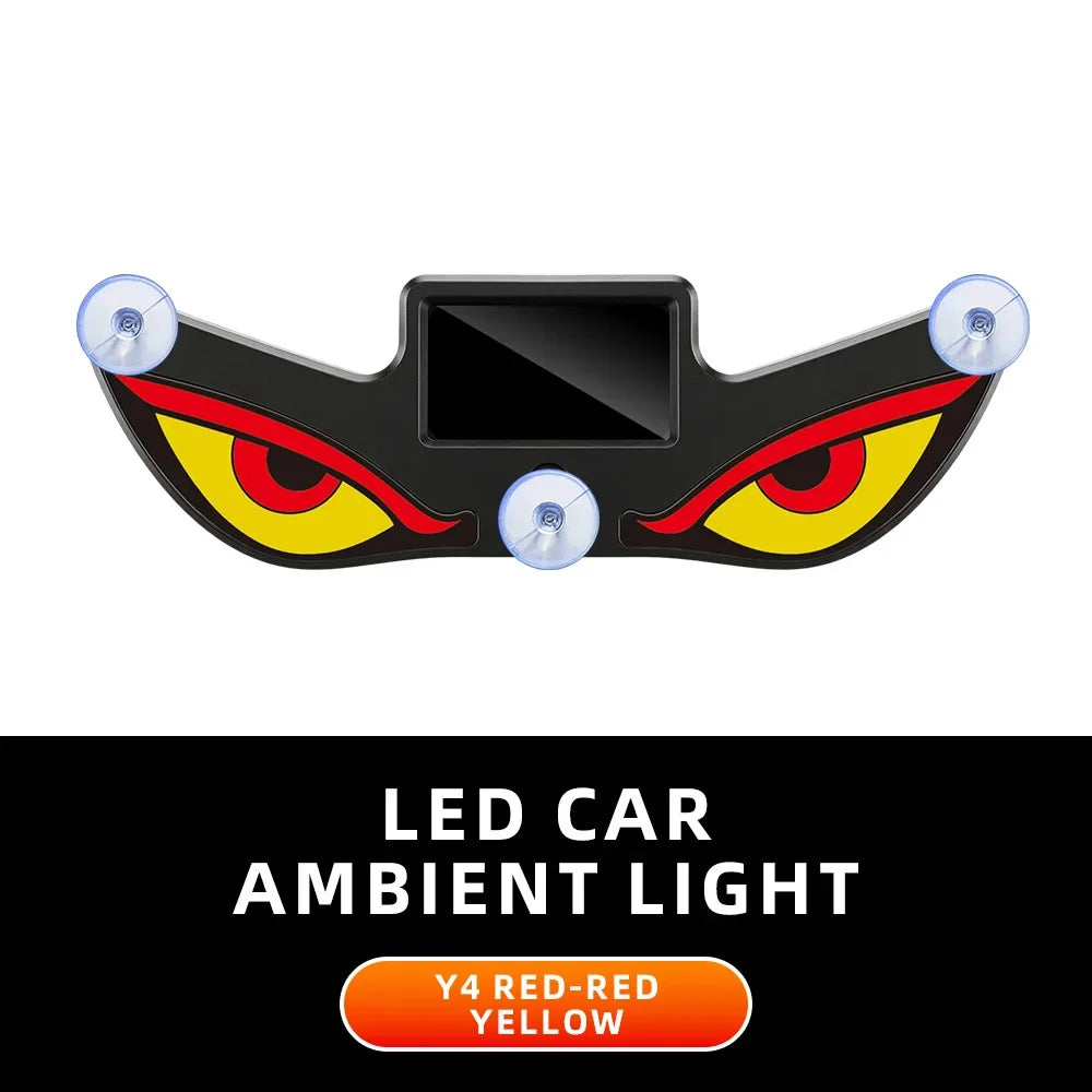 Devil's Eye Car Window Light | Solar and USB-C Rechargeable Warning Lamp