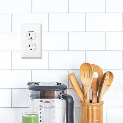 Fake Power Outlet Stickers (3 Pack) | Prank Wall Decals for Office and Home