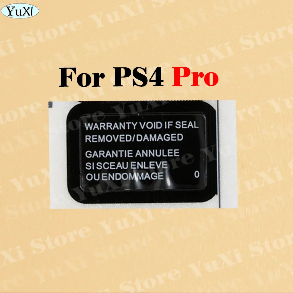 Console Seal Warranty Sticker Kit for PS4 Pro, PS4 Slim, PS5, PS3 | Game Console Label & Barcode Replacement Set