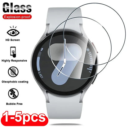 Glass Protective Film For Samsung Galaxy Watch 7 Ultra 6 5 4 Screen Protector Samsung series 40mm 44mm 45mm 46mm 47mm 42mm 43mm