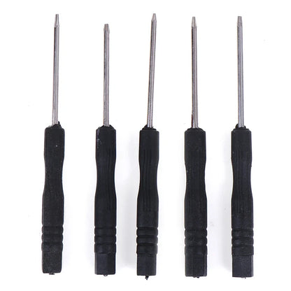5Pcs Precision Torx Screwdriver Set T2 T3 T4 T5 T6 | Black Steel Mobile Phone Repair Kit