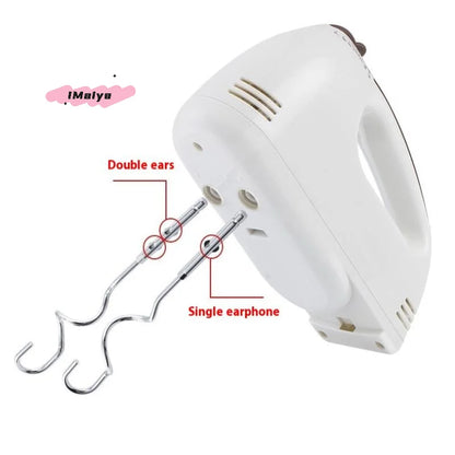 Stainless Steel Egg Beater Set | Handheld Mixing Hooks for Electric Mixer