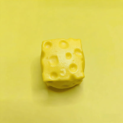Squishy Square Cheese Squeeze Toys | Stress Relief Sensory Fidget Gift