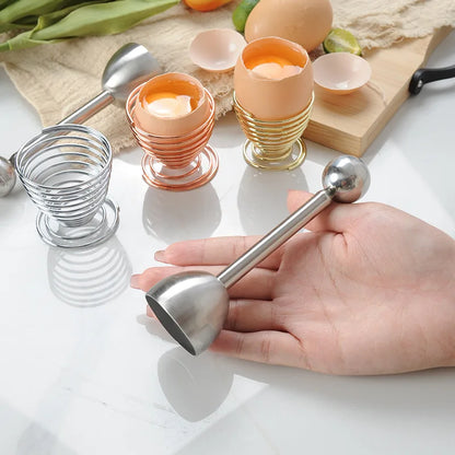 Egg Opener | Stainless Steel Egg Shell Cutting Knocker