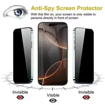 4pcs Anti Spy for iPhone 17 16 15 14 Pro Max 16 15 14 Plus 13 12 11 16e 17Air XR XS Full Cover Screen Protector