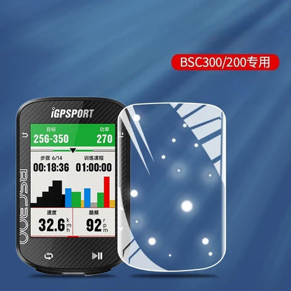 Clear Tempered Glass For iGPSPORT BSC100S BSC200 Screen Protector For BSC300 BSC100 Glass Protective Film Cover