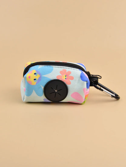 Cute Valentine’s Day Pet Poop Bag Holder – Clip-On Dispenser for Dog Leash (Bags Not Included)