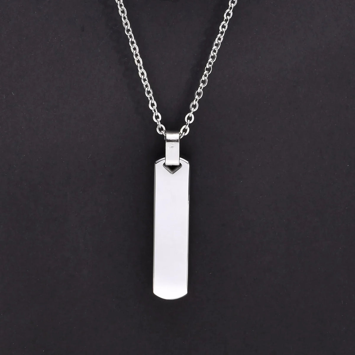 2pcs Vertical Layer Necklaces for Men | Waterproof Stainless Steel Cuban Chain Collar