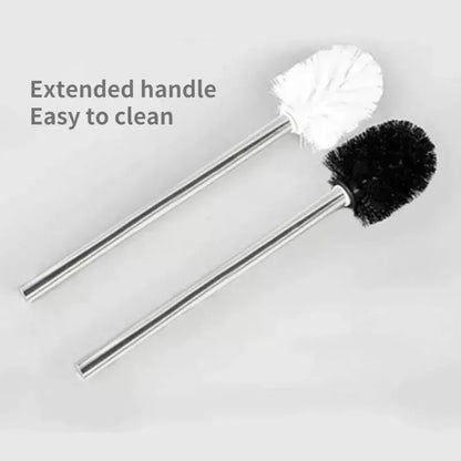 Japanese Minimalist Toilet Brush – Stainless Steel Handle