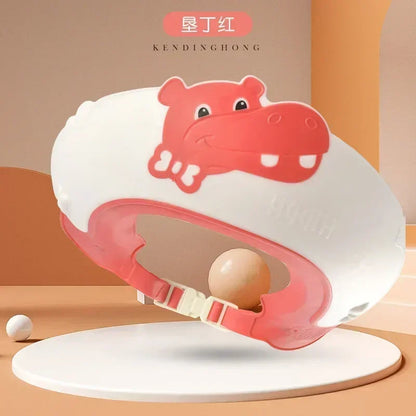 Baby Shower Cap with Adjustable Eye Protection | Waterproof Bath Shampoo Visor for Kids 0-6 Years
