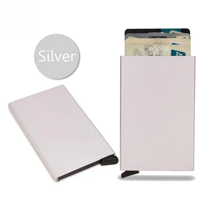 Pop Up Minimalist Smart Wallet | Thin Slim RFID Credit Card Holder for Men Women