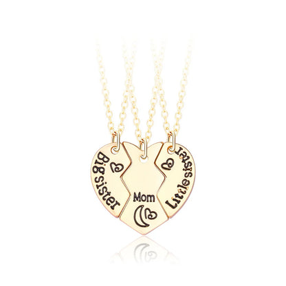 3 Piece Matching Pendant Necklace Set | Sun Moon Star Best Friend Gifts