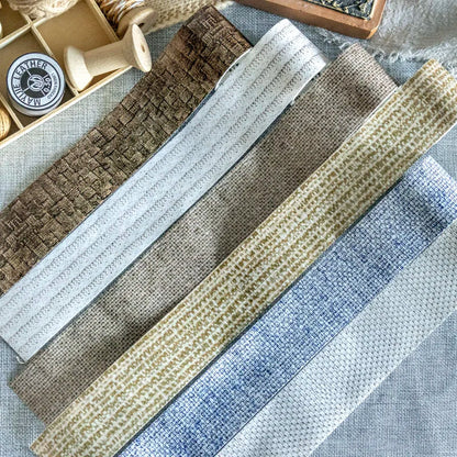 Vintage Fabric Texture Washi Tape | 4x200cm DIY Scrapbooking Roll