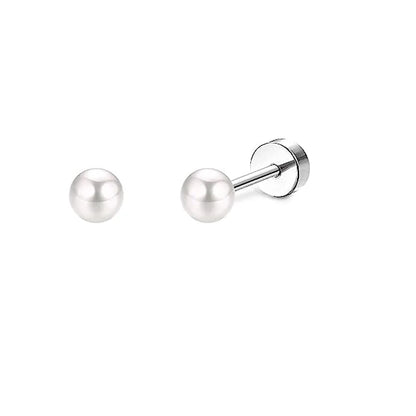 Stainless Steel Crystal Stud Earrings Set | Star Heart Butterfly Cartilage Tragus Helix Piercing Jewelry