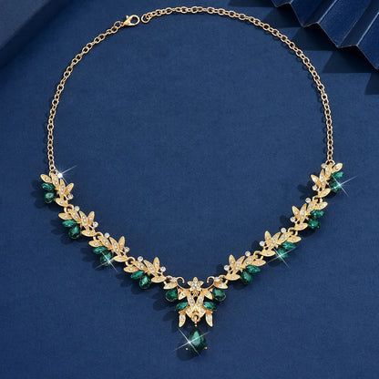 Water Drop Pendant Necklace | Light Luxury Fashion Jewelry