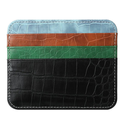 Slim Thin Mini ID Card Holder | PU Leather Credit Card Case for Men and Women
