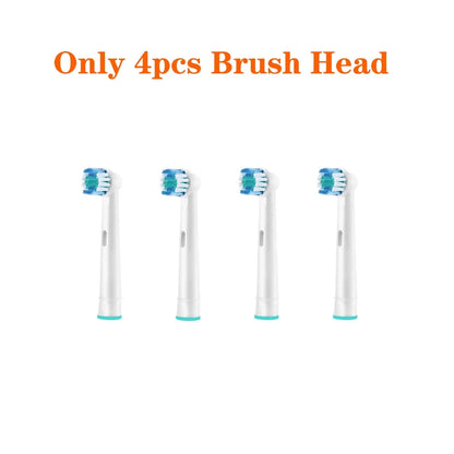 Intelligent Rotating Electric Toothbrush – Rechargeable Smart Tooth Cleaner Compatible with Oral-B Brush Heads | Deep Cleaning Automatic Toothbrush