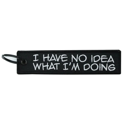 Motorcycle Keychain Double Sided Embroidery | Fashion Key Ring Gift