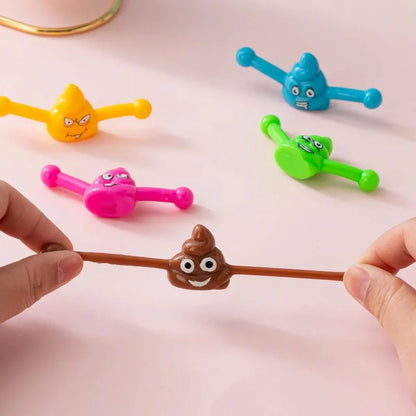 Funny Poop Slingshot Prank Toy | Novelty Shooting Game for Kids