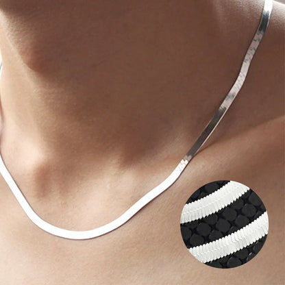 Blade Chain Necklace | Unisex Punk Stainless Steel Jewelry