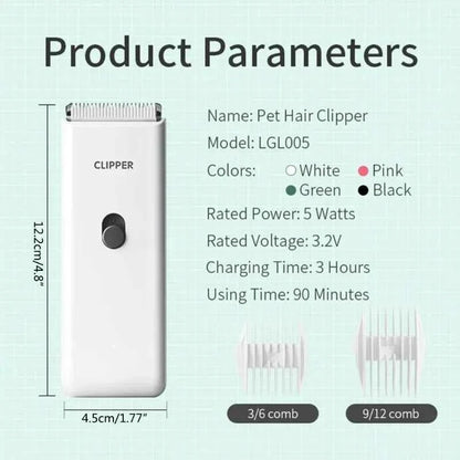 Dog Hair Clipper – Electric Pet Hair Trimmerd