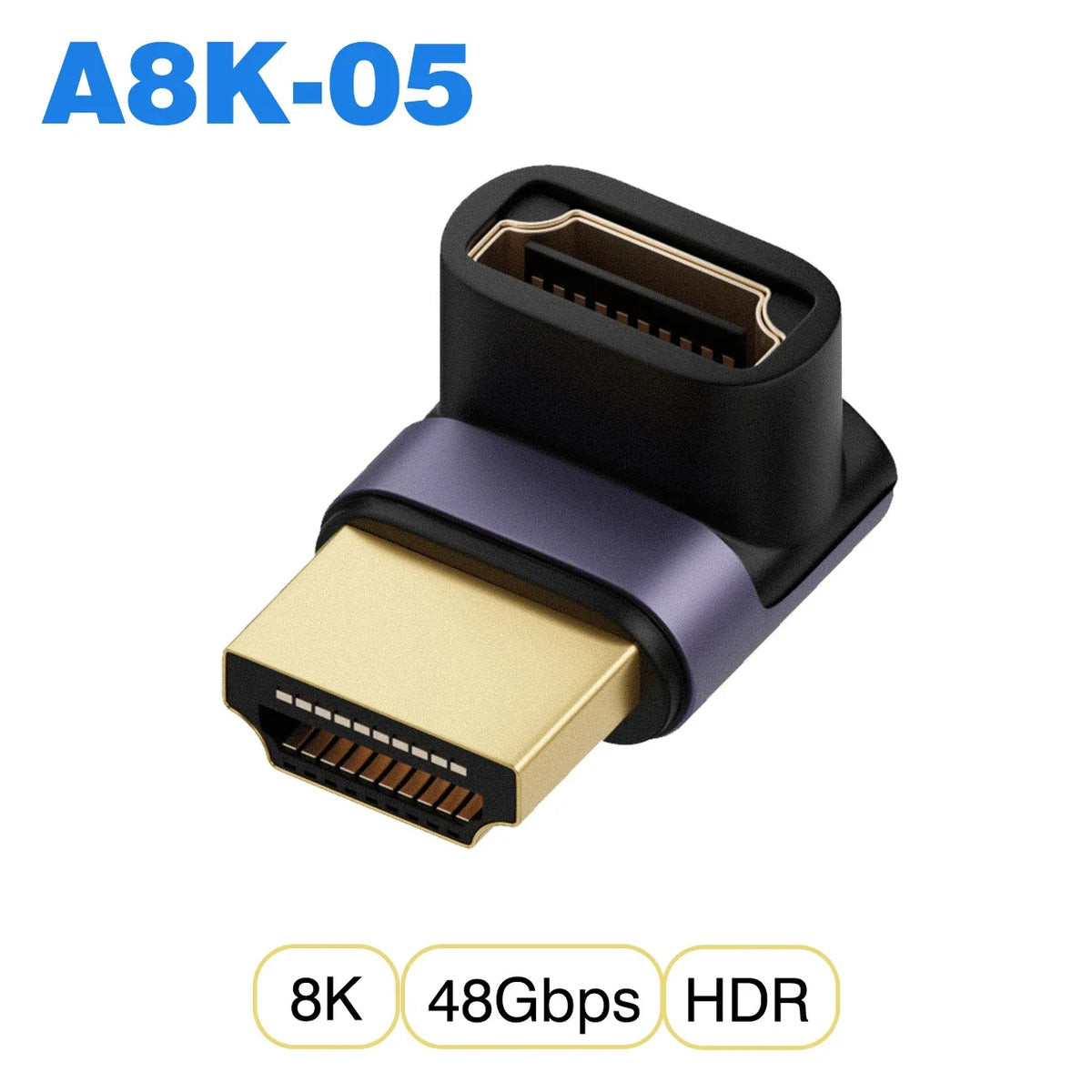 HDMI-Compatible Adapter | Mini and Micro HDMI to HDMI 2.1 Converter 48Gbps 8K60Hz 4K120Hz