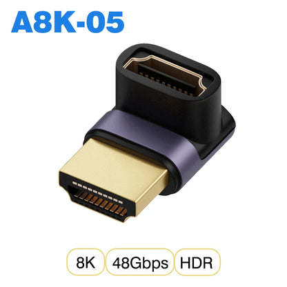 HDMI-Compatible Adapter | Mini and Micro HDMI to HDMI 2.1 Converter 48Gbps 8K60Hz 4K120Hz
