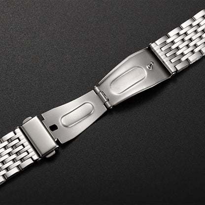 Stainless Steel Watchband Premium Bracelet Straps 18mm 20mm 22mm Universal Metal Watch Band Folding Buckle for Seiko for Rolex
