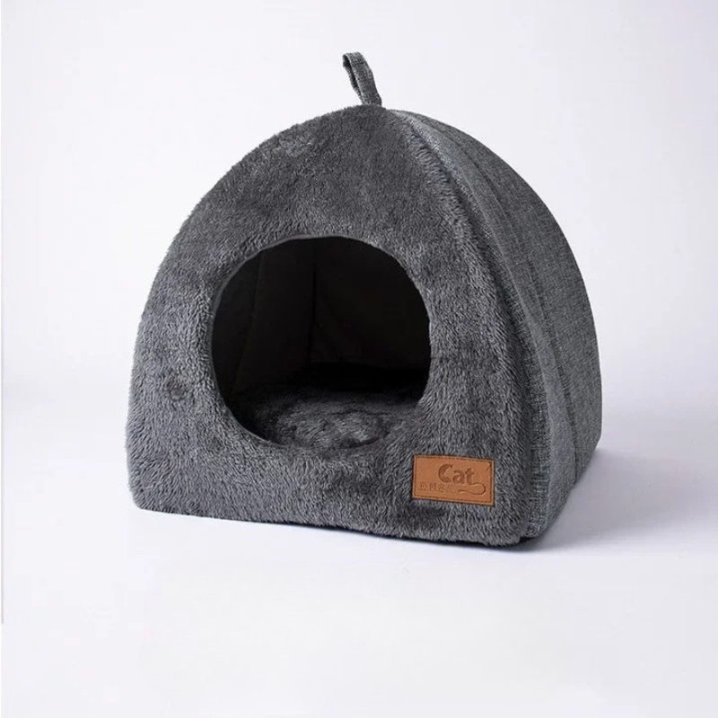 Warm and Cozy Cat Cave Bed for Privacy