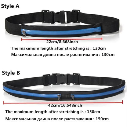 Unisex Running Waist Bag | Adjustable Lightweight Belt Pack for Jogging
