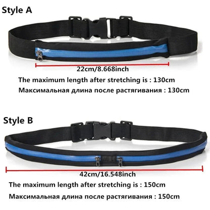 Unisex Running Waist Bag | Adjustable Lightweight Belt Pack for Jogging