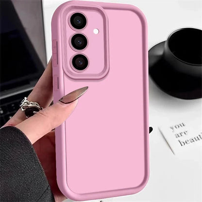 Candy Color Soft Silicone Phone Case | Matte TPU Cover for Samsung Galaxy