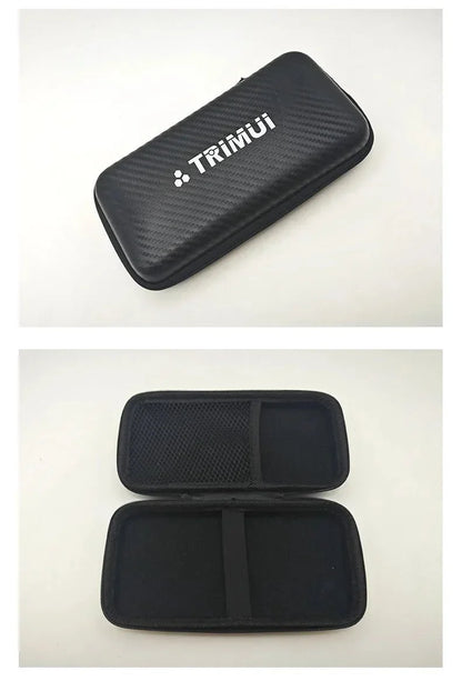 Protective Carrying Case for Trimui Smart Pro and Nintendo 3DS | Hard Shell Storage Bag with Tempered Glass Screen Protector