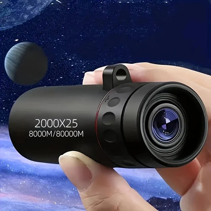 Compact HD Monocular Telescope | 8-10x Zoom, Waterproof Scope for Hiking & Travel