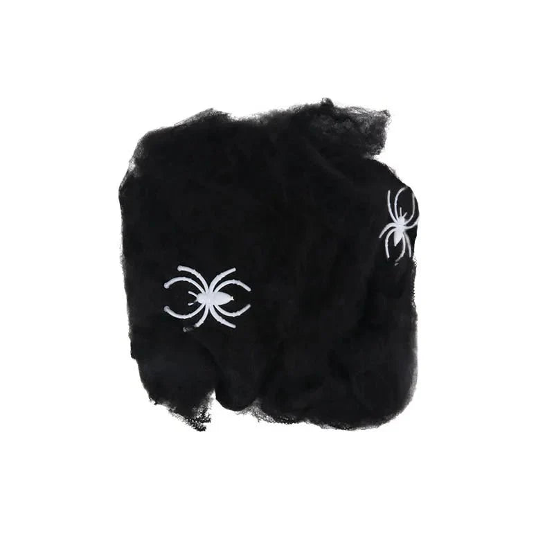Stretchy Halloween Spider Web | Cobweb Decoration for Indoor & Outdoor