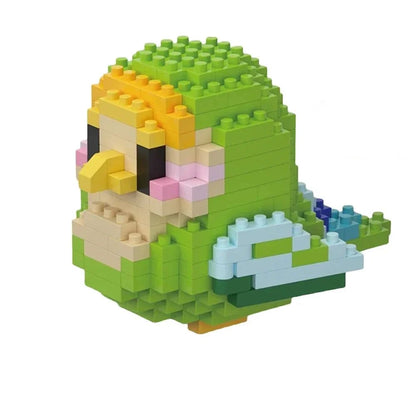 Colorful Parrot Micro Mini Building Blocks | Educational DIY Building Set for Kids and Adults