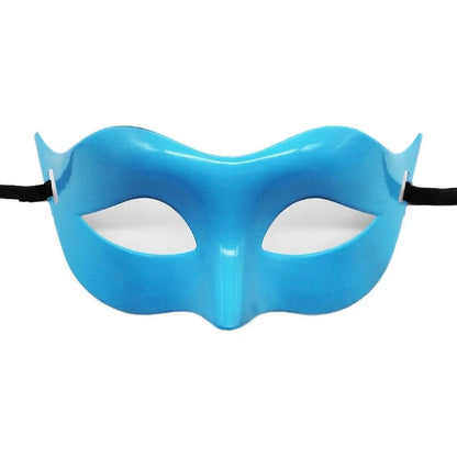 Masquerade Half Face Mask | Elegant Black & White Retro Design