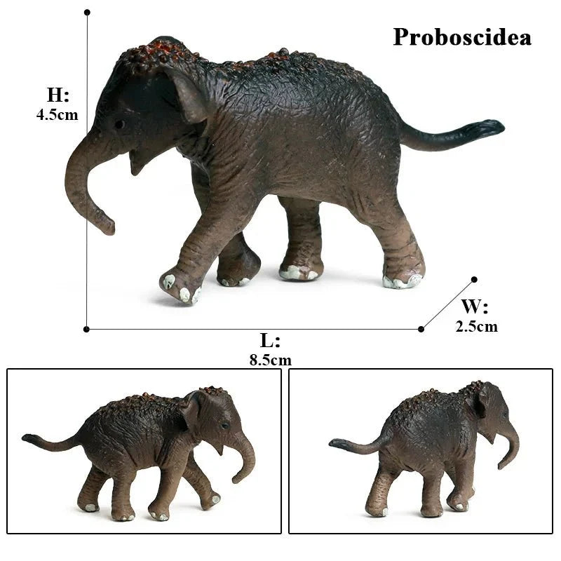 African Elephant Model | Realistic PVC Wildlife Figurine